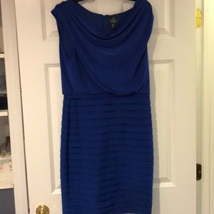 Adrianna Papell Royal blue dress size 10